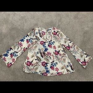 Lush floral blouse